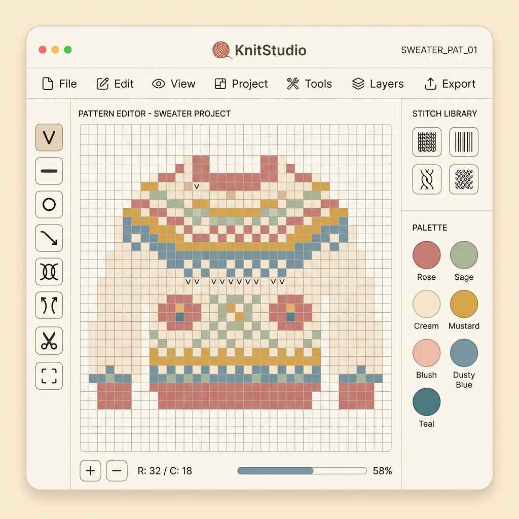 byKnit Editor Interface
